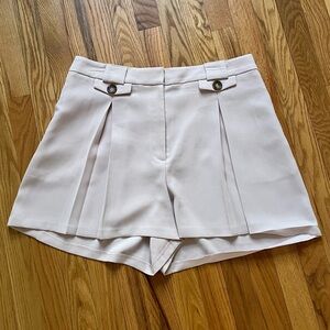 Express women’s size 14 high-waisted pale pink shorts